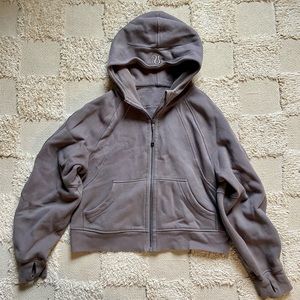 Lululemon Scuba Oversized Full Zip, Lunar Rock